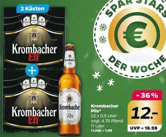 NETTO Krombacher Pils 22 x 0,5 Liter Angebot