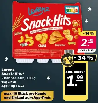 NETTO Lorenz Snack-Hits 320 g Angebot