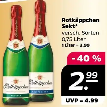 NETTO Rotkäppchen Sekt 0,75 Liter Angebot