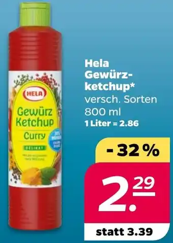 NETTO Hela Gewürzketchup 800 ml Angebot