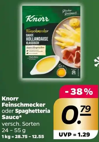 NETTO Knorr Feinschmecker oder Spaghetteria Sauce 24-55 g Angebot