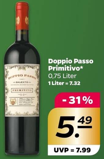 NETTO Doppio Passo Primitivo 0,75 Liter Angebot