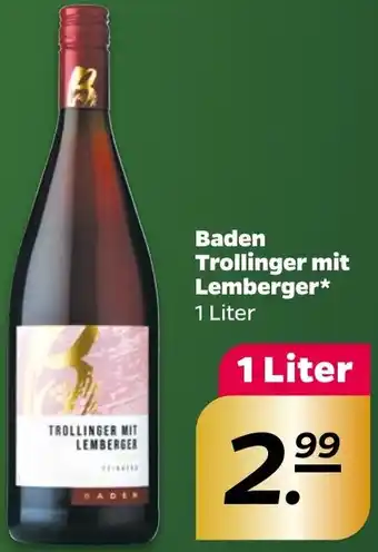 NETTO Baden Trollinger mit Lemberger 1 Liter Angebot