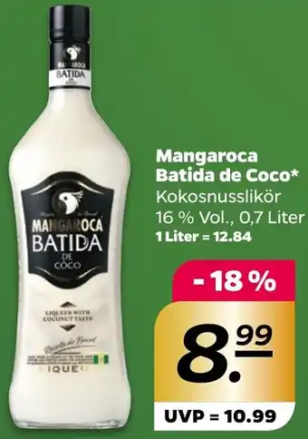 NETTO Mangaroca Batida de Coco 0,7 Liter Angebot