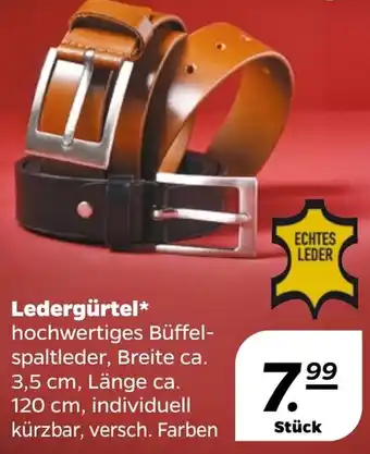 NETTO Ledergürtel Angebot