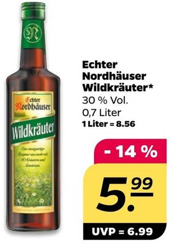 NETTO Echter Nordhäuser Wildkräuter 0,7 Liter Angebot