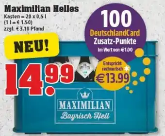 trinkgut Maximilian Helles 20x0,5L Angebot