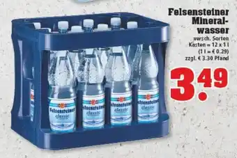 trinkgut Felsensteiner Mineralwasser 12x1L Angebot