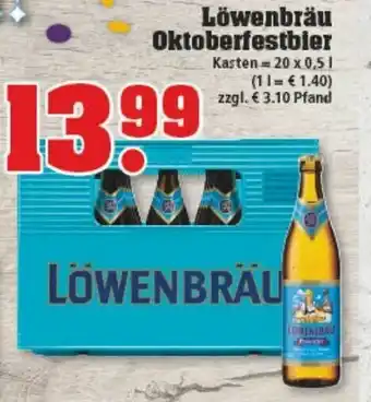 trinkgut Löwenbräu Oktoberfestbier 20x0,5L Angebot