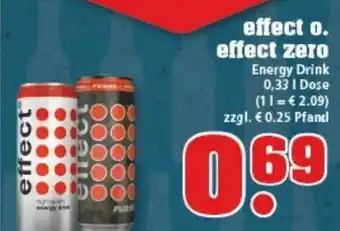 trinkgut Effect o. Effect Zero 0,33L Angebot