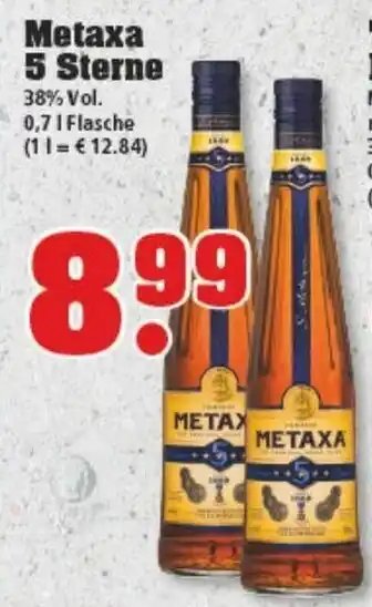 trinkgut Metaxa 5 Sterne 0,7L Angebot