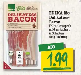 NP Discount Edeka Bio Delikatess Bacon 100g Angebot