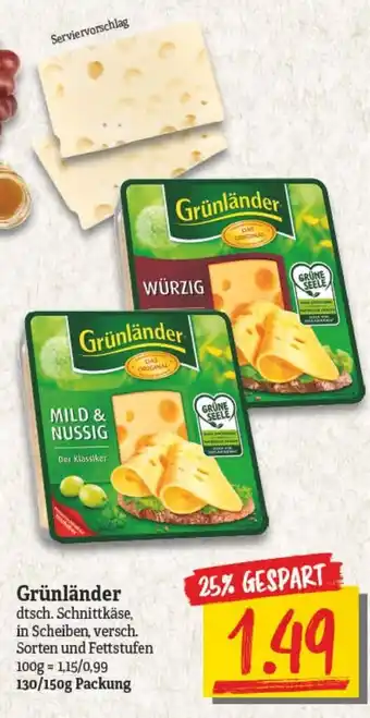 NP Discount Grünländer 130/150g Angebot