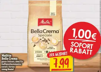 NP Discount Melitta Bella Crema 1000g Beutel Angebot