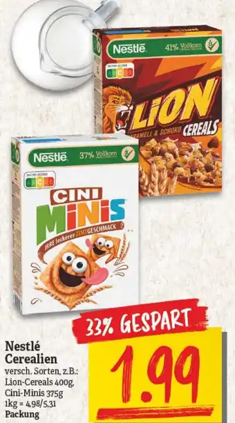 NP Discount Nestlé Cerealien Angebot