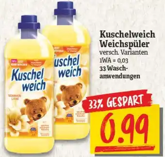 NP Discount Kuschelweich Weichspüler Angebot