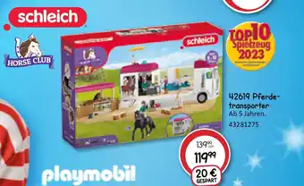Vedes schleich HORSE CLUB 42619 Pferde-transporter Ab 5 Jahren. Angebot