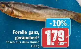 Hit Forelle ganz, geräuchert 100 g Angebot