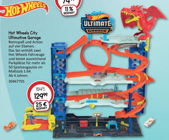 Vedes Hot Wheels City Ultimative Garage Angebot