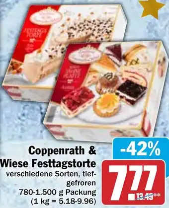 Hit Coppenrath & Wiese Festtagstorte 780-1500 g Packung Angebot