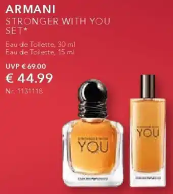 Douglas ARMANI STRONGER WITH YOU SET Angebot