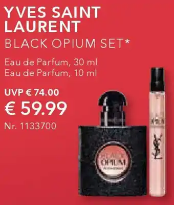 Douglas YVES SAINT LAURENT BLACK OPIUM SET Angebot