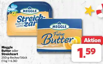 Combi Meggle Butter oder Streichzart 250 g Becher/Stück Angebot