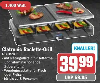 Hit Clatronic Raclette-Grill RG 3518 Angebot