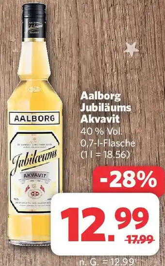 Combi Aalborg Jubiläums Akvavit 0,7 L Flasche Angebot