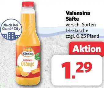 Combi Valensina Säfte 1 L Flasche Angebot