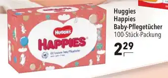 CITTI Markt Huggies Happies Baby-Pflegetücher 100-Stück-Packung Angebot