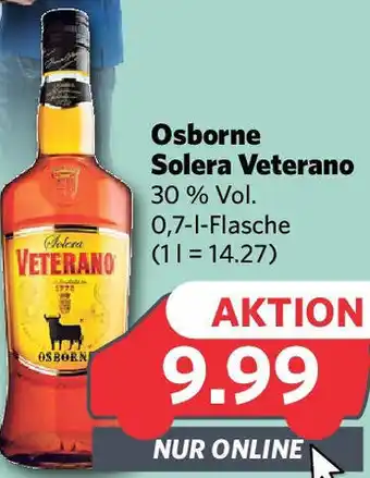 Combi Osborne Solera Veterano 0,7 L Flasche Angebot