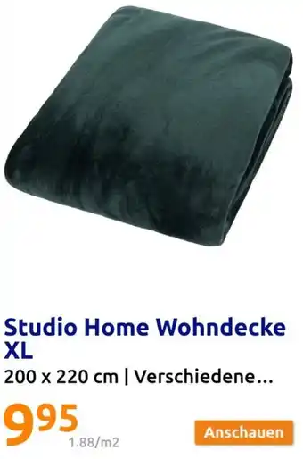 Action Studio Home Wohndecke XL 200 x 220 cm Angebot