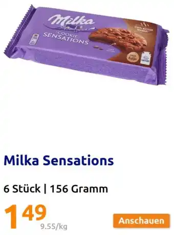 Action Milka Sensations 6 Stück | 156 Gramm Angebot