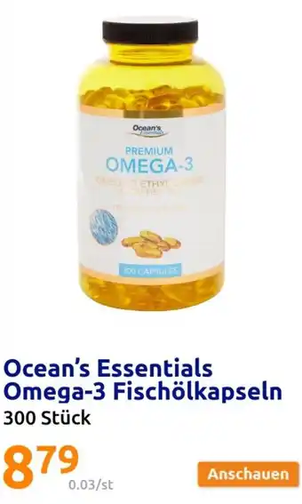 Action Ocean's Essentials Omega-3 Fischölkapseln 300 Stück Angebot