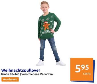 Action Weihnachtspullover Größe 98-140 Angebot