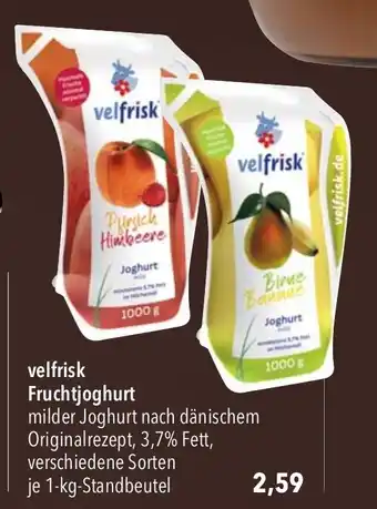 CITTI Markt velfrisk Fruchtjoghurt 1 kg Angebot