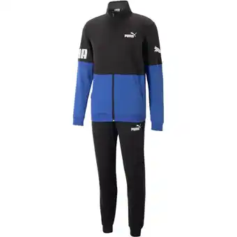 Intersport Puma herren sportanzug power sweat suit tr cl puma black-royal sapphire xl Angebot