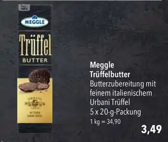 CITTI Markt Meggle Trüffelbutter 5 x 20-g-Packung Angebot