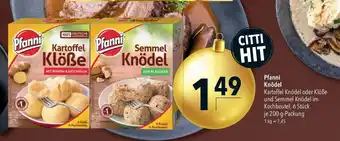 CITTI Markt Pfanni Knödel je 200-g-Packung Angebot