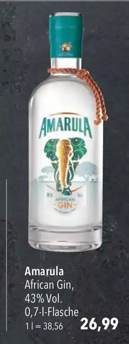 CITTI Markt Amarula African Gin, 43% Vol. 0,7-1-Flasche Angebot