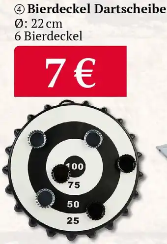 Woolworth Bierdeckel Dartscheibe Angebot