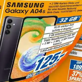 Expert SAMSUNG Galaxy A04s Angebot