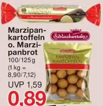 Jawoll Schluckwerder Marzipankartoffeln o. Marzipanbrot 100/125 g Angebot