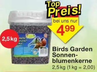 Jawoll Birds Garden Sonnenblumenkerne 2,5 kg Angebot