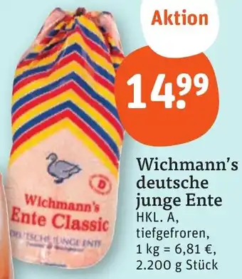 tegut Wichmann's deutsche junge Ente 2.200 g Angebot