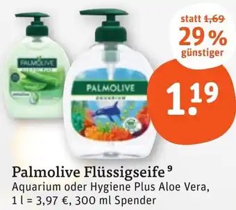 tegut Palmolive Flüssigseife 300 ml Spender Angebot