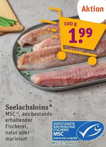 tegut Seelachsloins 100 g Angebot