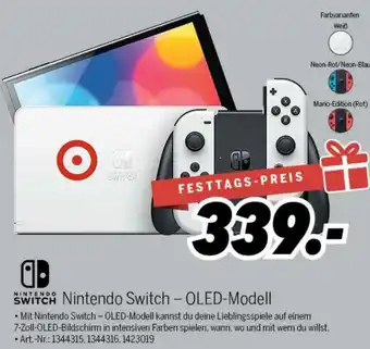 MEDIMAX Nintendo Switch - OLED-Modell Angebot