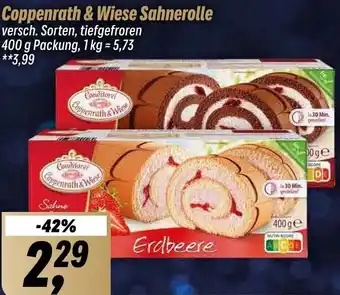 Simmel Coppenrath & Wiese Sahnerolle 400 g Packung Angebot
